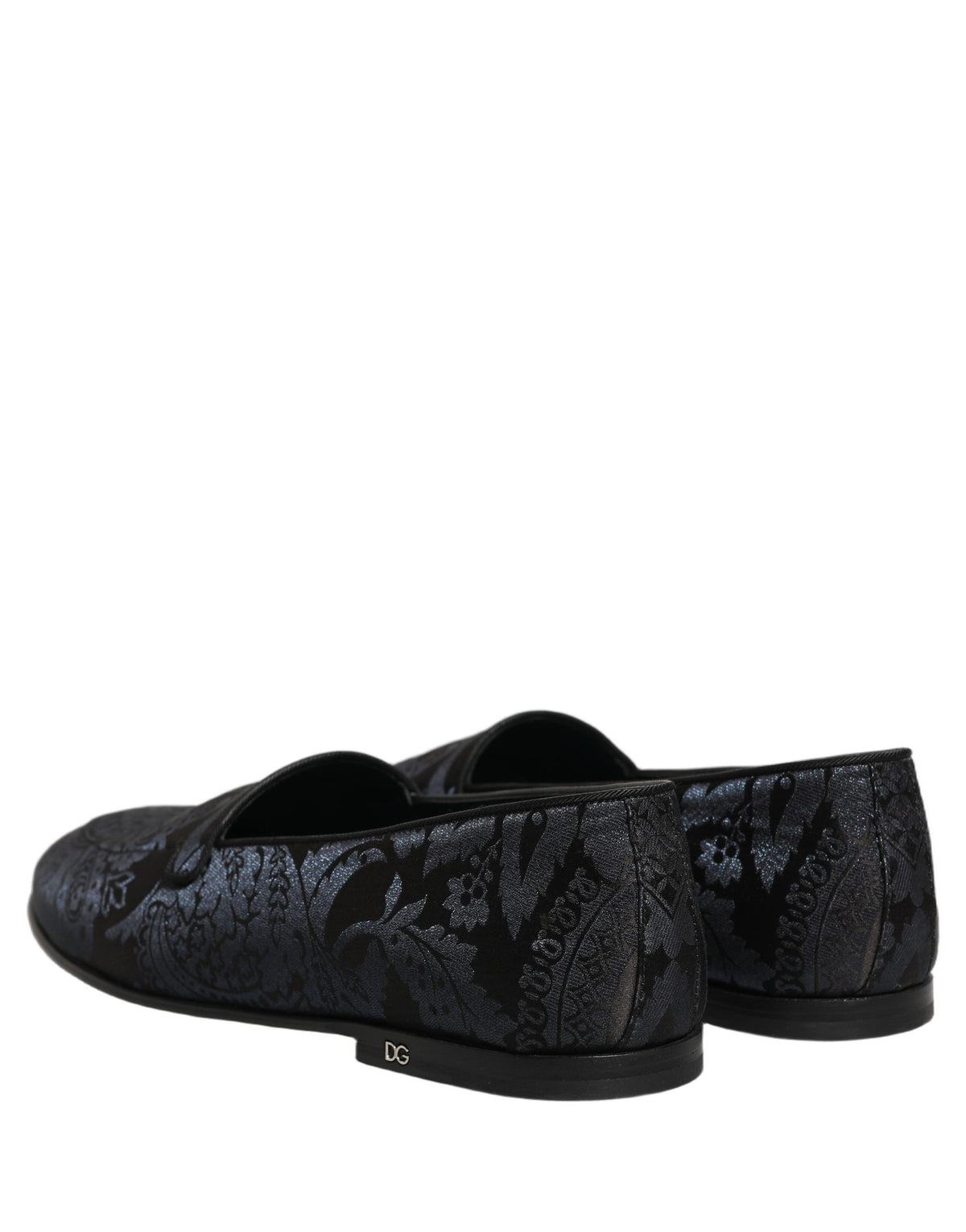 Dolce & Gabbana Blue 'Slip-On' Mini Loafers blau