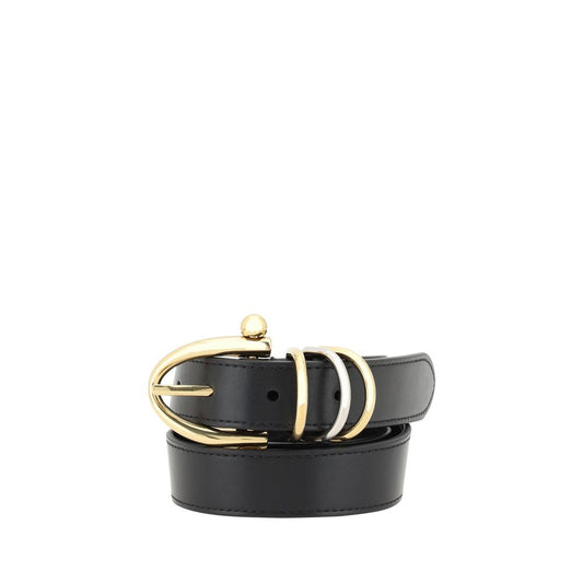 Chloé Black Calf Leather Bos Taurus Regular Belt Curated Luxury Accessories by Orvyn