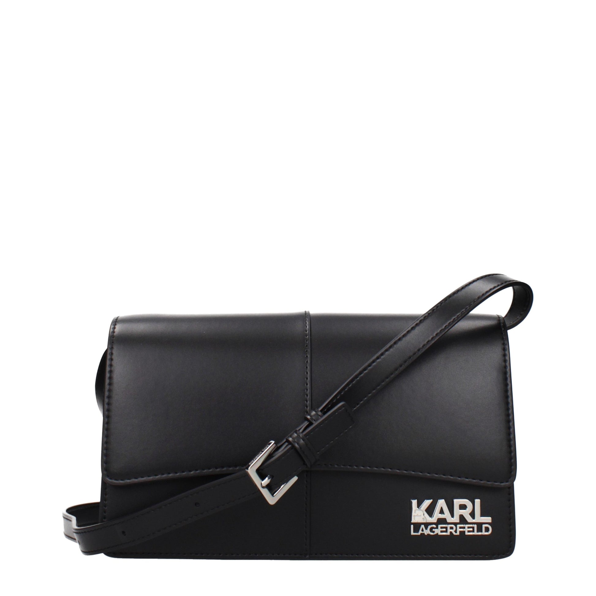Karl Lagerfeld Black Polyethylene Crossbody Bag Curated Luxury Accessories by Orvyn