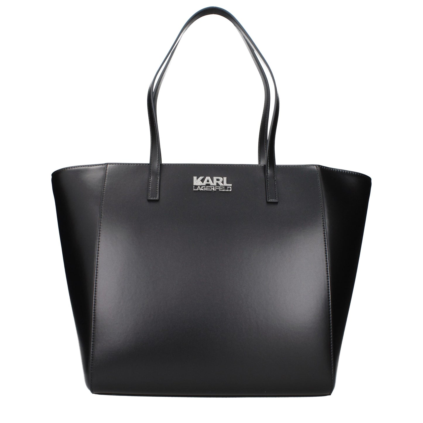Karl Lagerfeld Black Polyethylene Shoulder Bag Curated Luxury Accessories by Orvyn