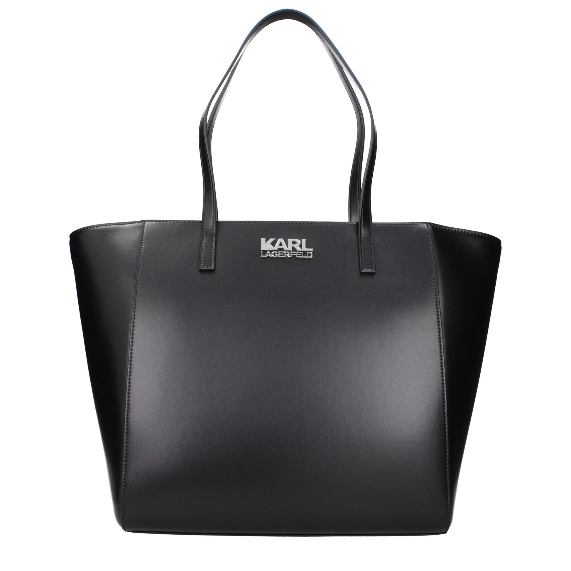Karl Lagerfeld Black Polyethylene Shoulder Bag Curated Luxury Accessories by Orvyn