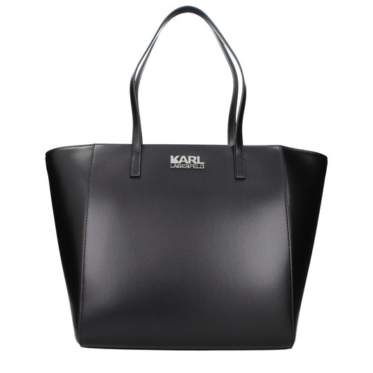 Karl Lagerfeld Black Polyethylene Shoulder Bag Curated Luxury Accessories by Orvyn