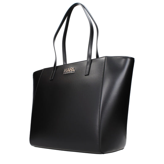 Karl Lagerfeld Black Polyethylene Shoulder Bag Curated Luxury Accessories by Orvyn