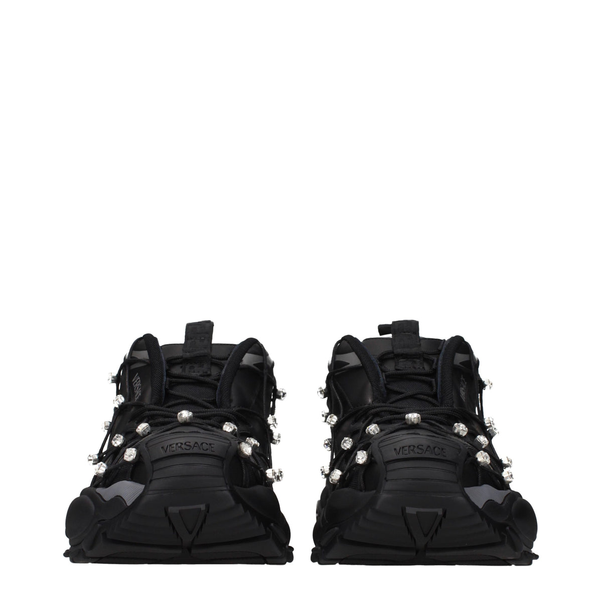 Versace Black Chunky Sneakers schwarz