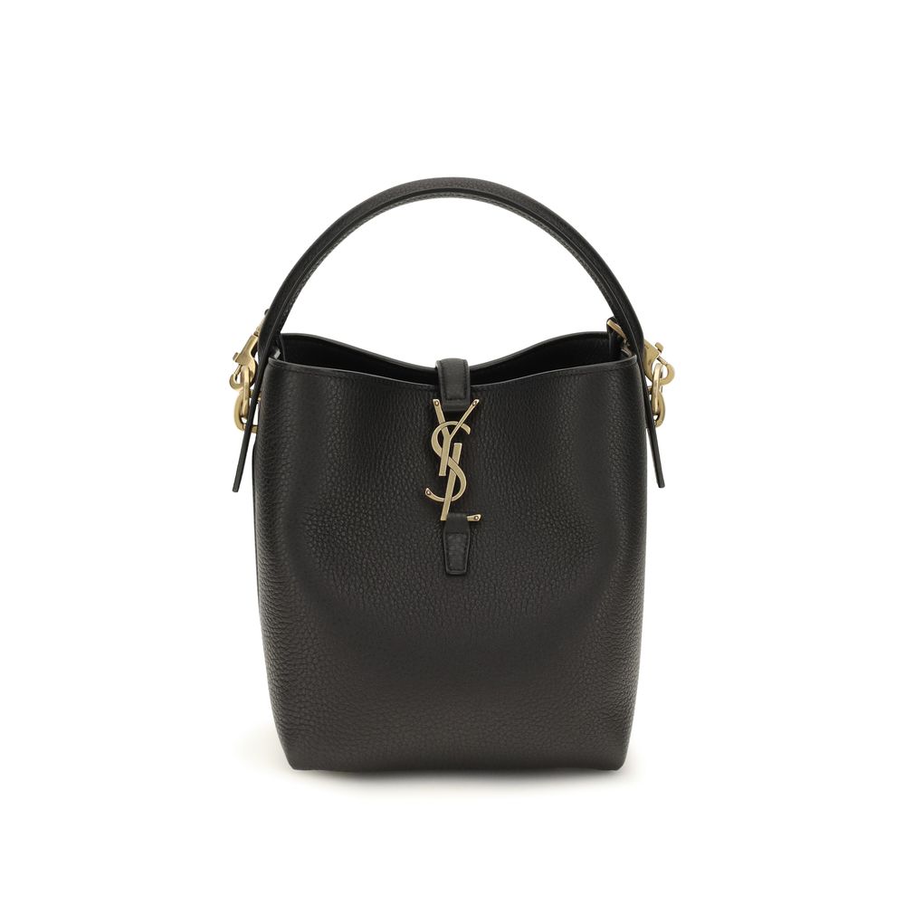 Saint Laurent Black 'Bucket' Bag Curated Luxury Accessories by Orvyn