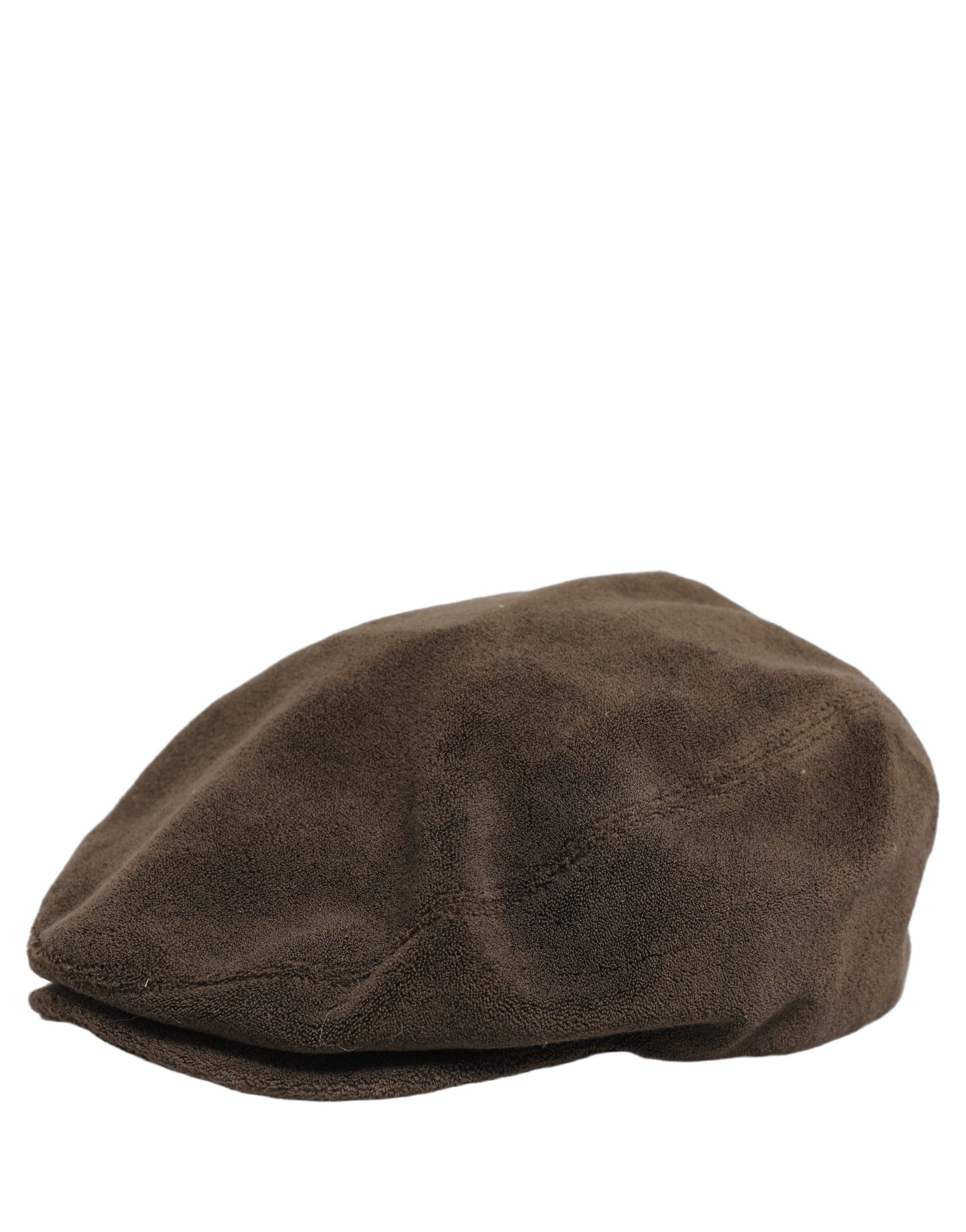 Dolce & Gabbana Men Brown Cotton Newsboy Cloth Capello Hat Curated Luxury Accessories by Orvyn