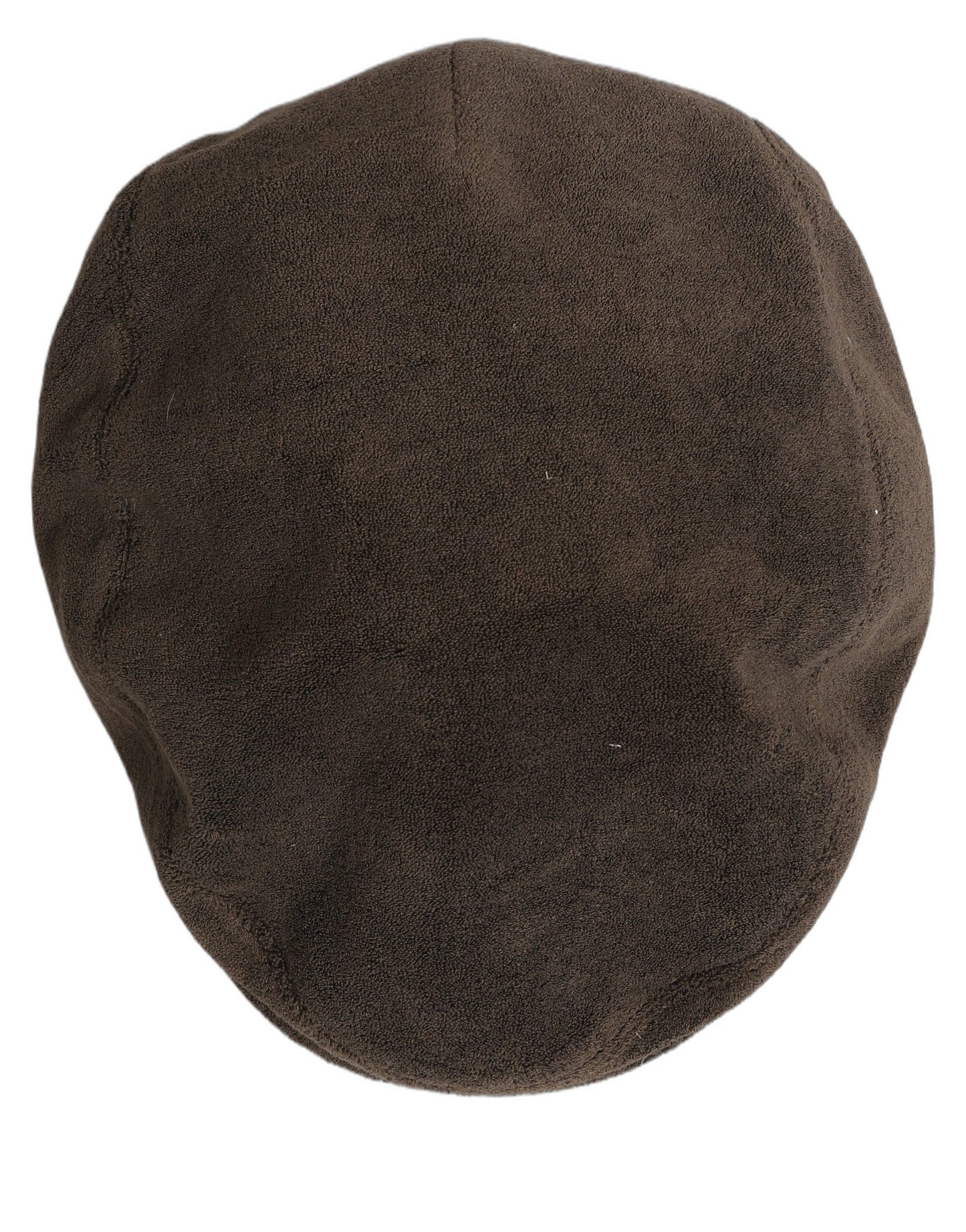 Dolce & Gabbana Men Brown Cotton Newsboy Cloth Capello Hat Curated Luxury Accessories by Orvyn