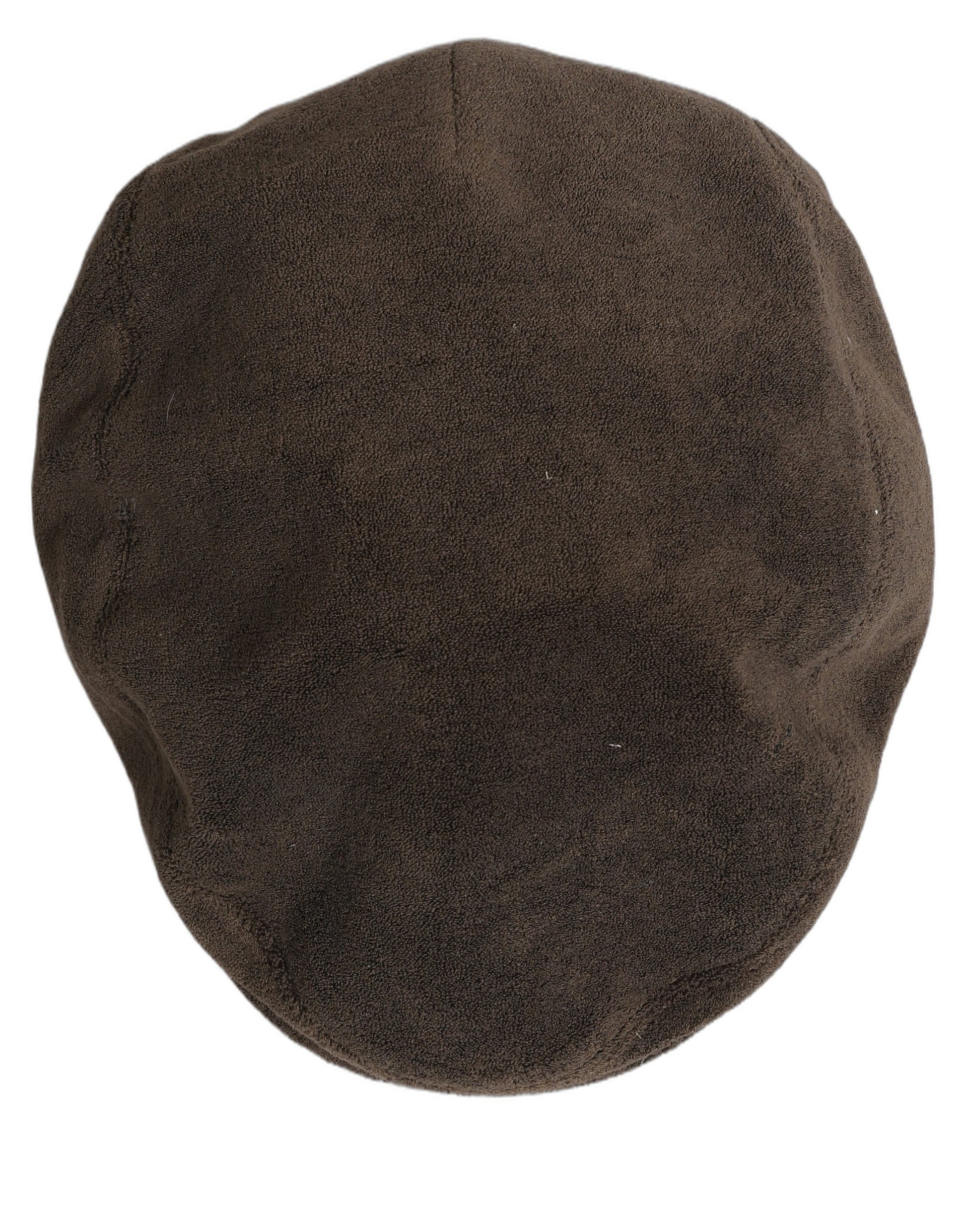 Dolce & Gabbana Men Brown Cotton Newsboy Cloth Capello Hat Curated Luxury Accessories by Orvyn