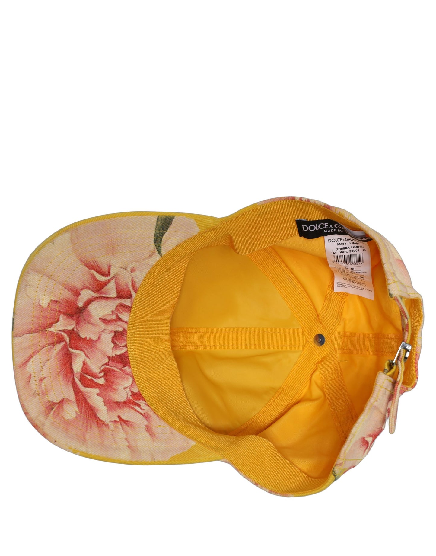Dolce & Gabbana Men Multicolor Cotton Floral Baseball Capello Hat Curated Luxury Accessories by Orvyn