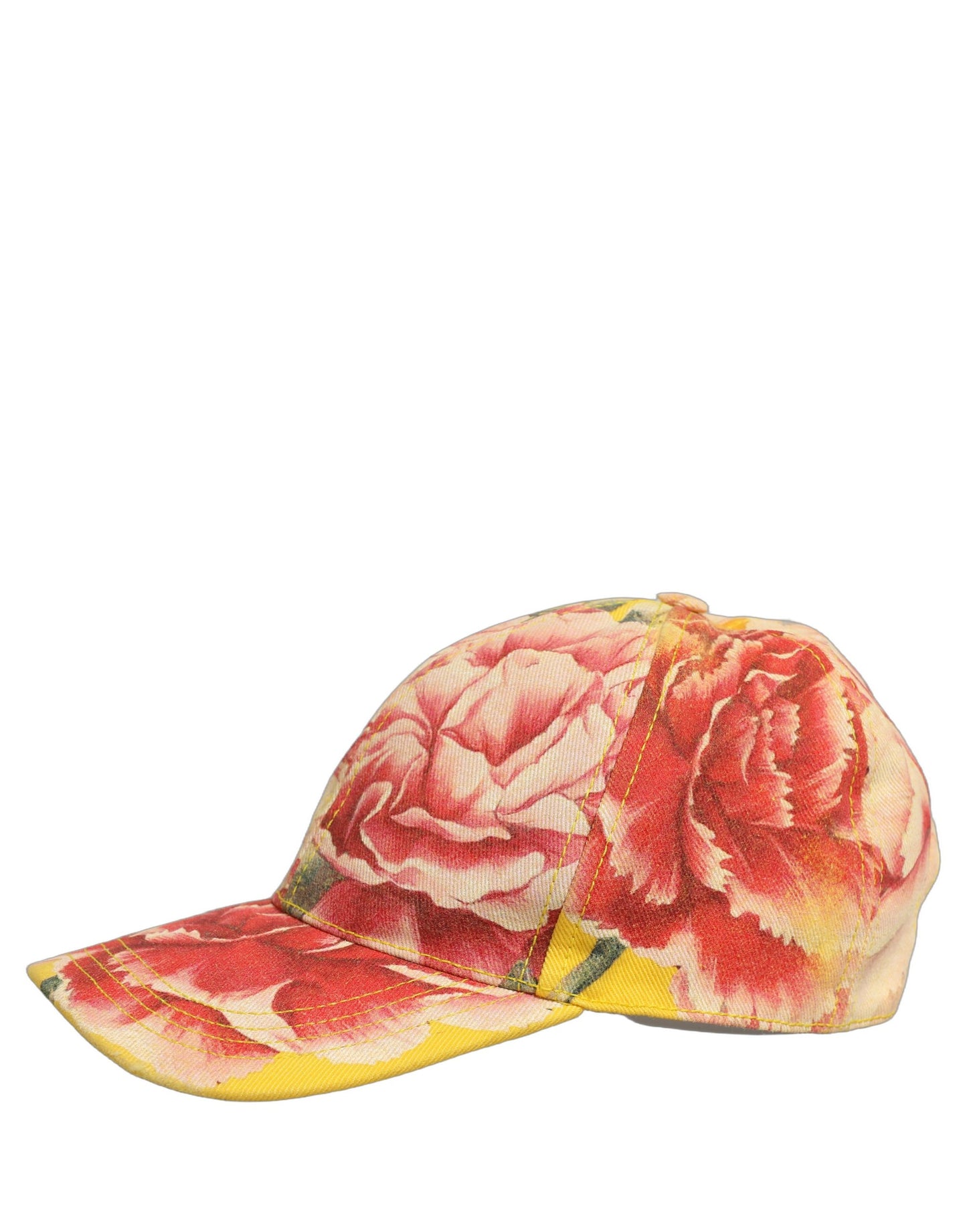 Dolce & Gabbana Men Multicolor Cotton Floral Baseball Capello Hat Curated Luxury Accessories by Orvyn