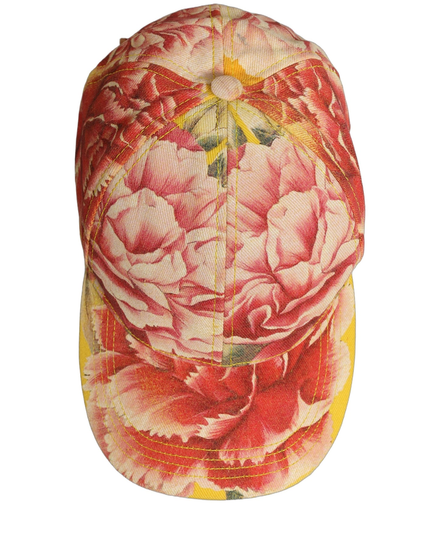 Dolce & Gabbana Men Multicolor Cotton Floral Baseball Capello Hat Curated Luxury Accessories by Orvyn