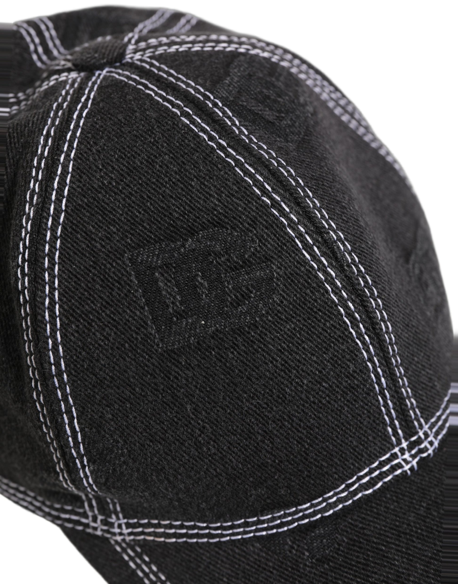 Dolce & Gabbana Men Black Cotton 6 Panel Baseball Capello Hat Curated Luxury Accessories by Orvyn