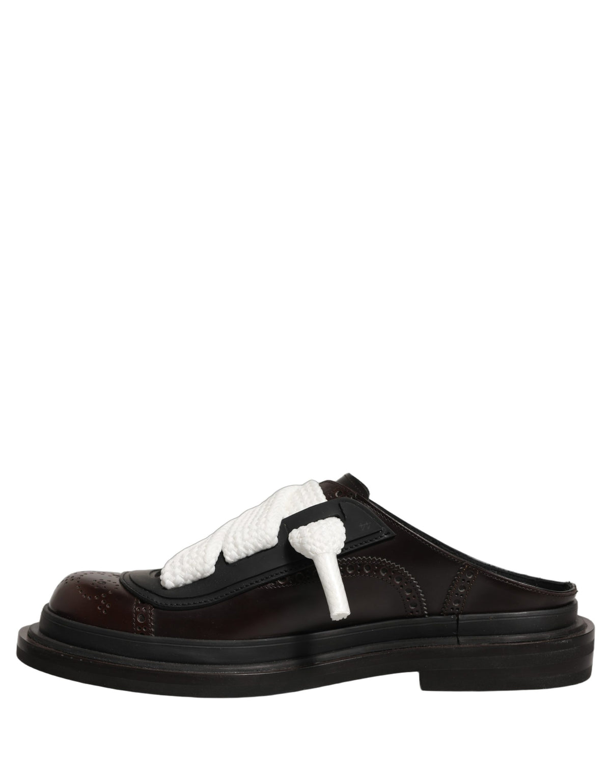 Dolce & Gabbana Brown 'Slip-On' Mini Sandals braun