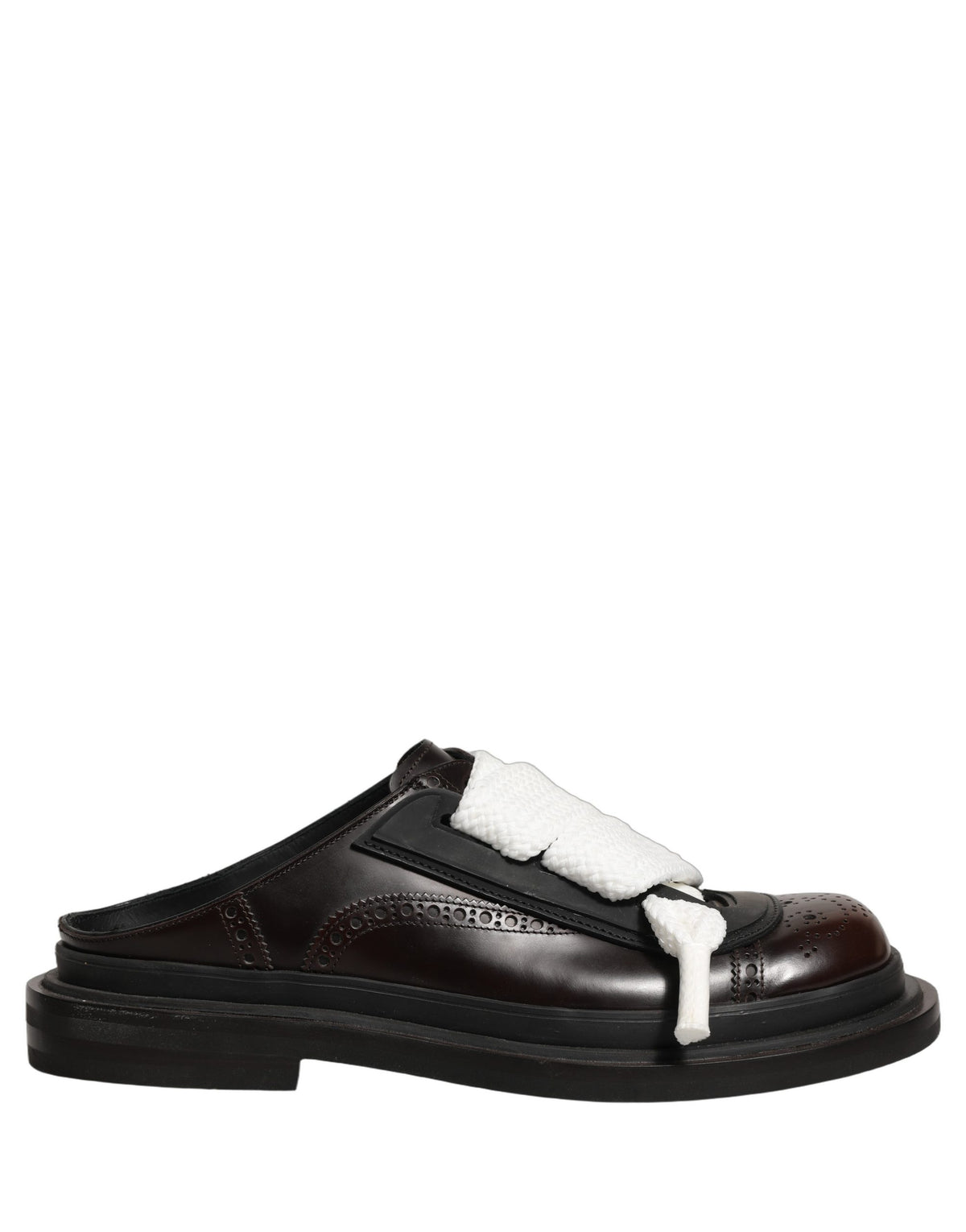 Dolce & Gabbana Brown 'Slip-On' Mini Sandals braun