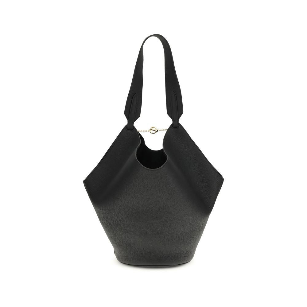 Khaite Black Lotus small Shoulder Bag