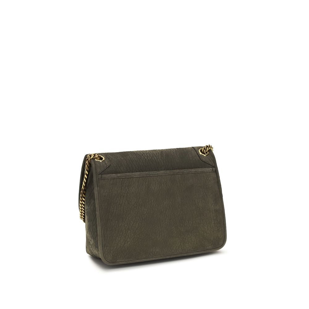 Saint Laurent Gray Large Niki Shoulder Bag In Lambskin Curated Luxury Accessories by Orvyn
