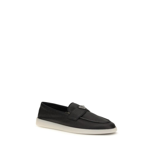 Prada Black suede Loafers
