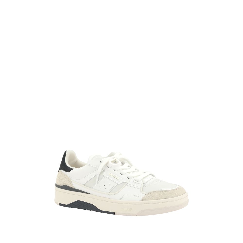 Axel Arigato White Calf Leather Bos Taurus Low Top Sneakers Curated Luxury Accessories by Orvyn