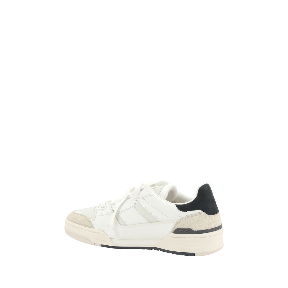 Axel Arigato White Calf Leather Bos Taurus Low Top Sneakers Curated Luxury Accessories by Orvyn