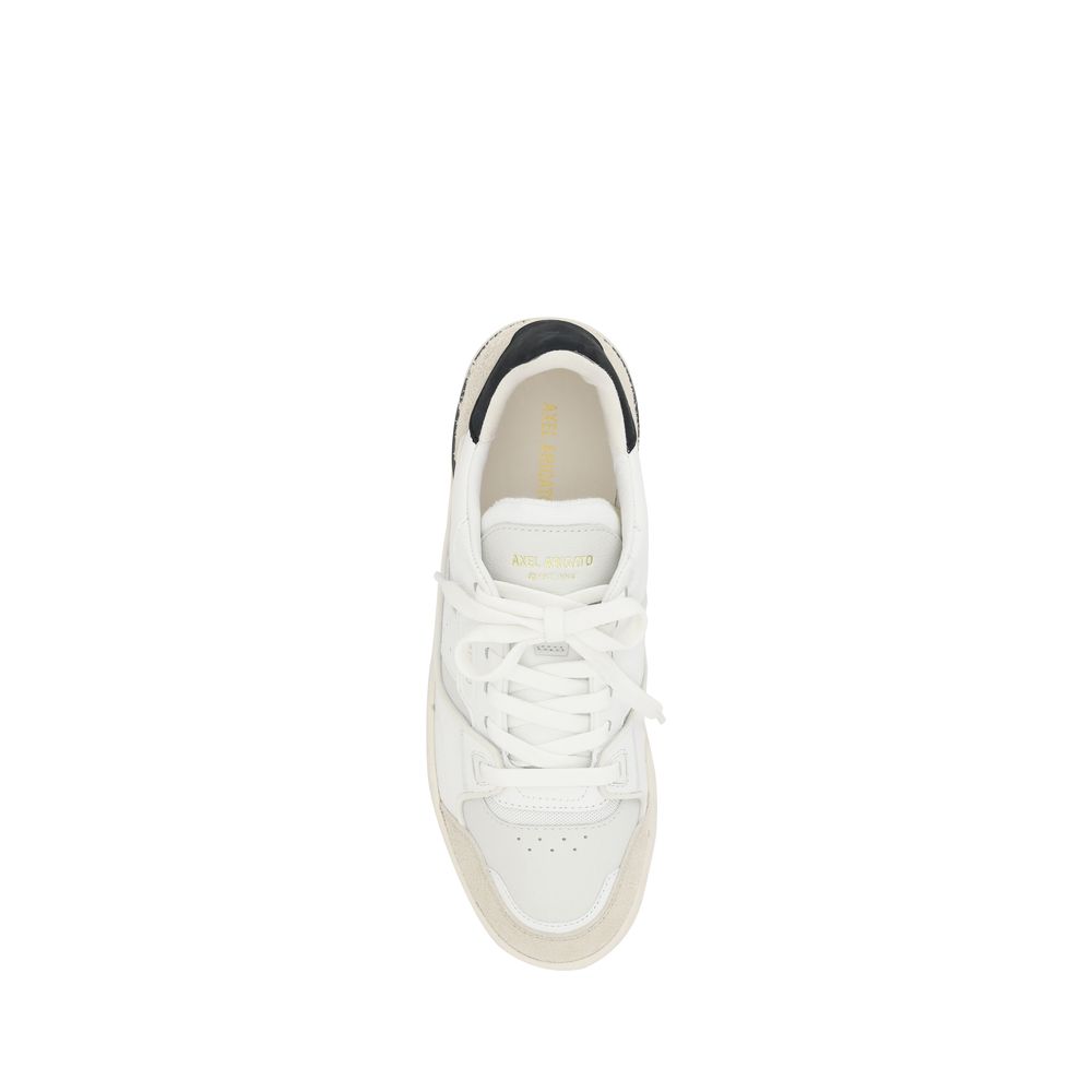 Axel Arigato White Calf Leather Bos Taurus Low Top Sneakers Curated Luxury Accessories by Orvyn