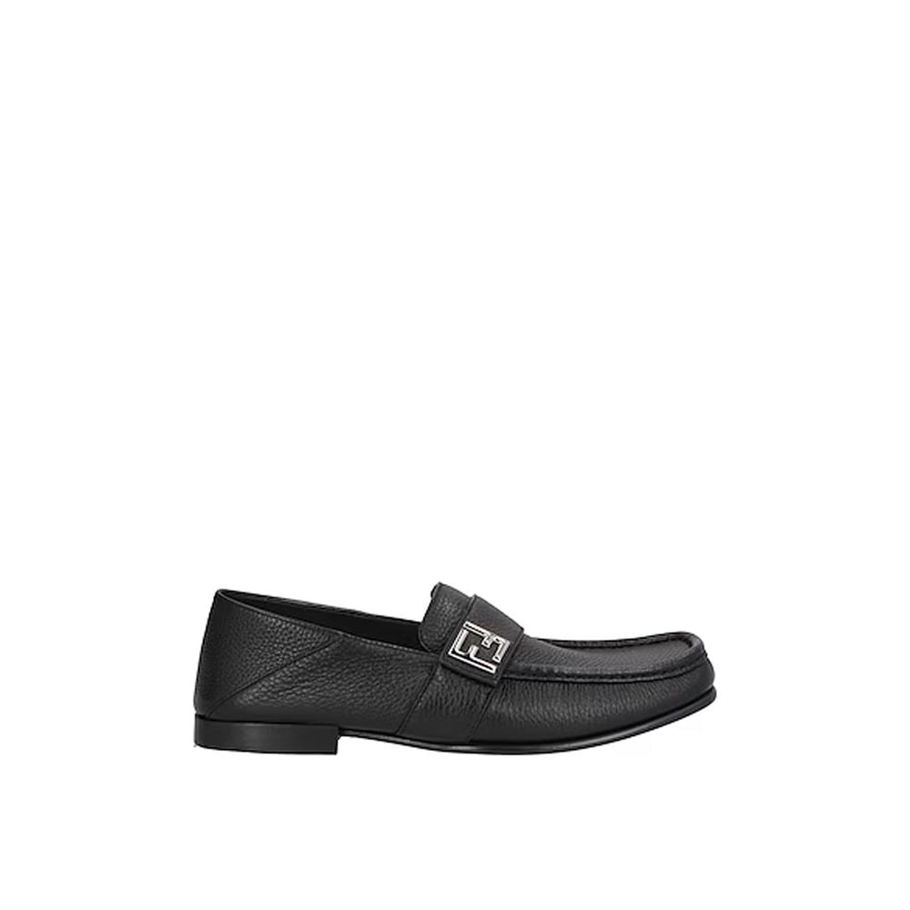 Fendi Black 'Slip-On' Loafers schwarz