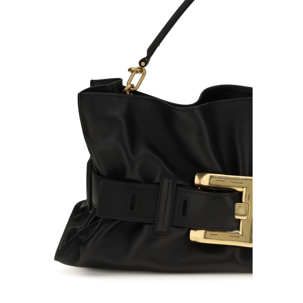 Balmain Black medium Anthem Handbag Curated Luxury Accessories by Orvyn