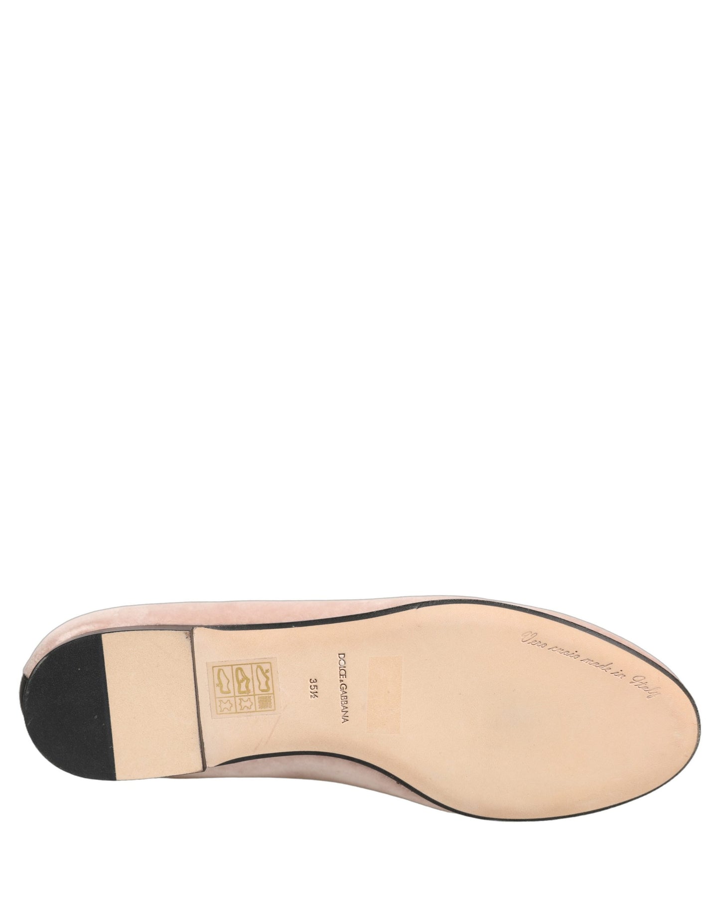 Dolce & Gabbana Pink Velvet Devotion Loafers Flats Shoes Curated Luxury Accessories by Orvyn