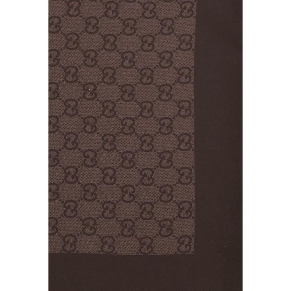 Gucci Brown Silk Foulard Curated Luxury Accessories by Orvyn