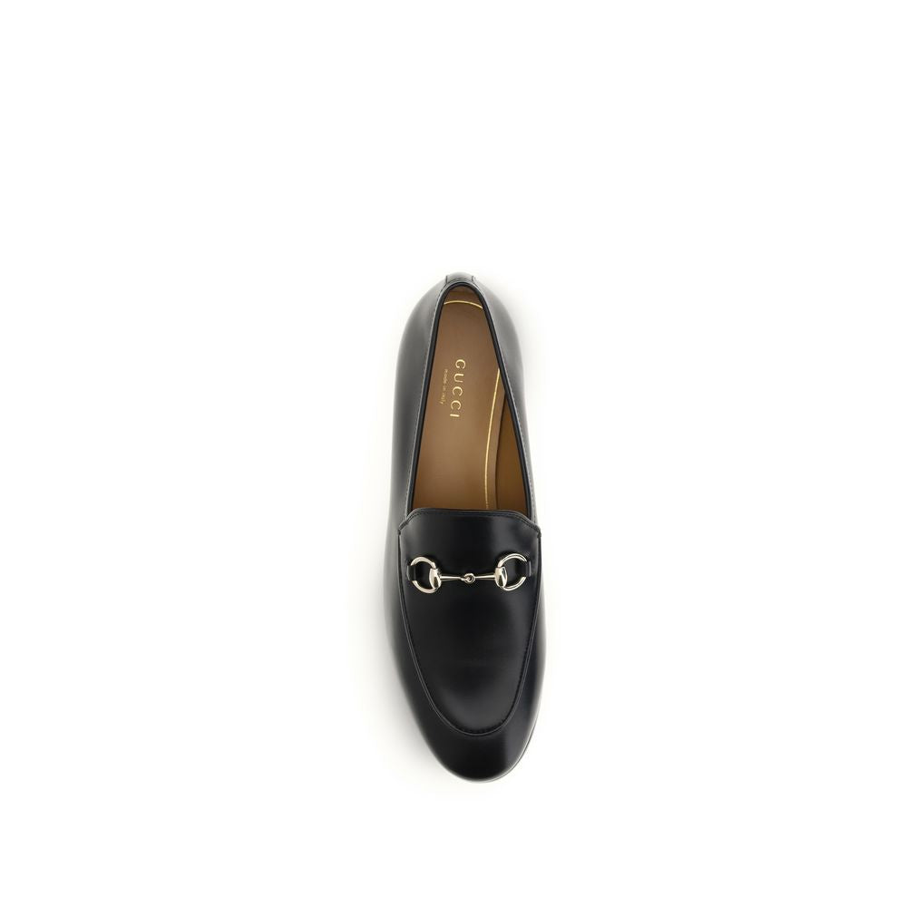 Gucci Black Calf Leather Bos Taurus Slip-On Loafers Curated Luxury Accessories by Orvyn