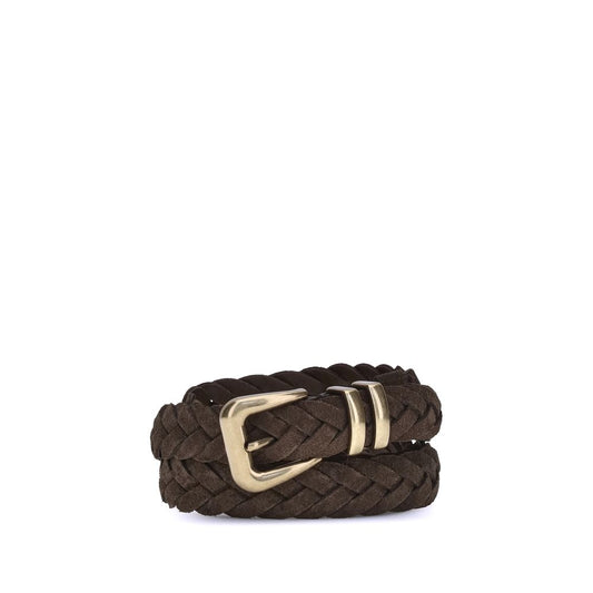 Brunello Cucinelli Brown Calf Leather Bos Taurus Belt Curated Luxury Accessories by Orvyn
