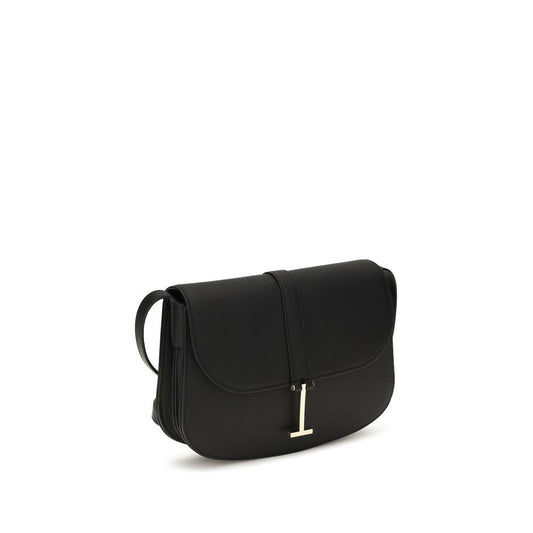 Tom Ford Black Calf Leather Bos Taurus Shoulder Bag Curated Luxury Accessories by Orvyn