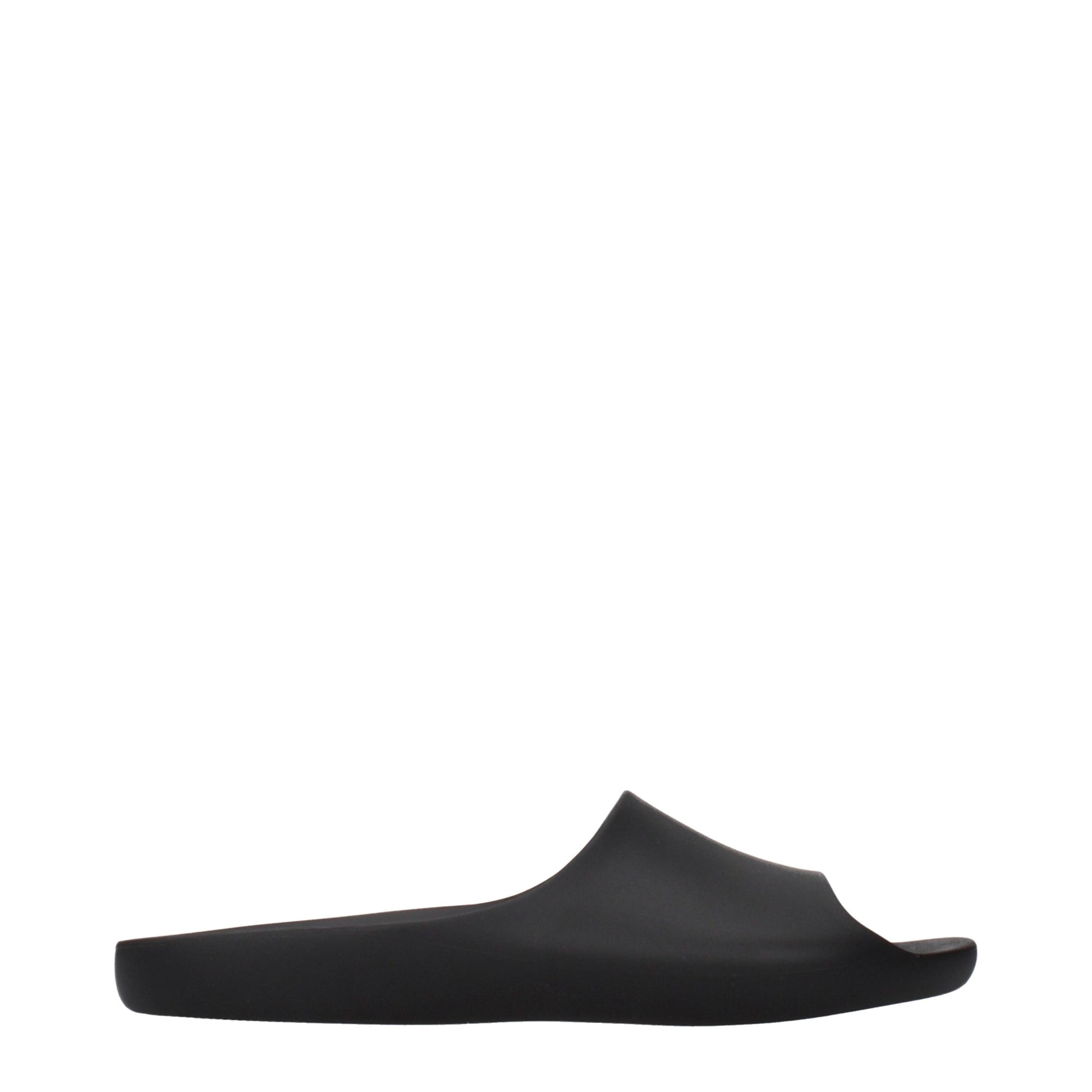 The Row Black Cotton Slippers Curated Luxury Accessories by Orvyn