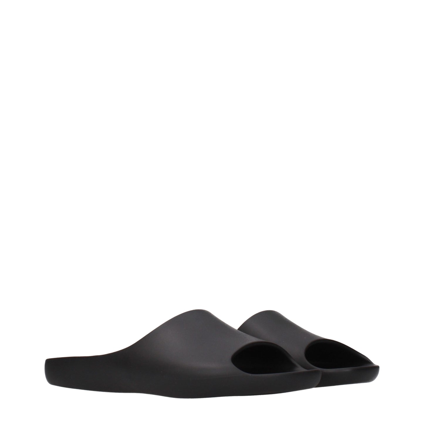 The Row Black Cotton Slippers Curated Luxury Accessories by Orvyn
