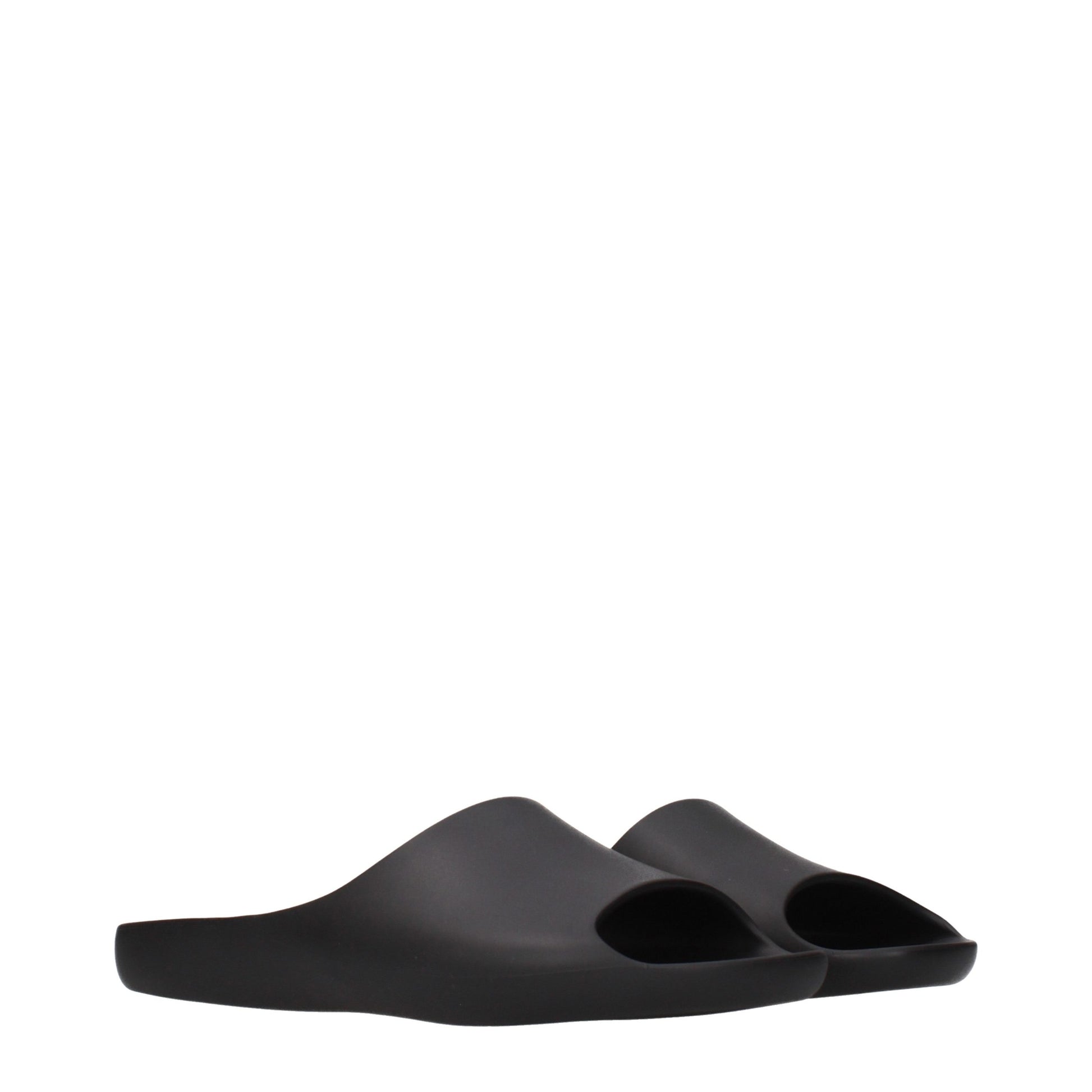 The Row Black Cotton Slippers Curated Luxury Accessories by Orvyn