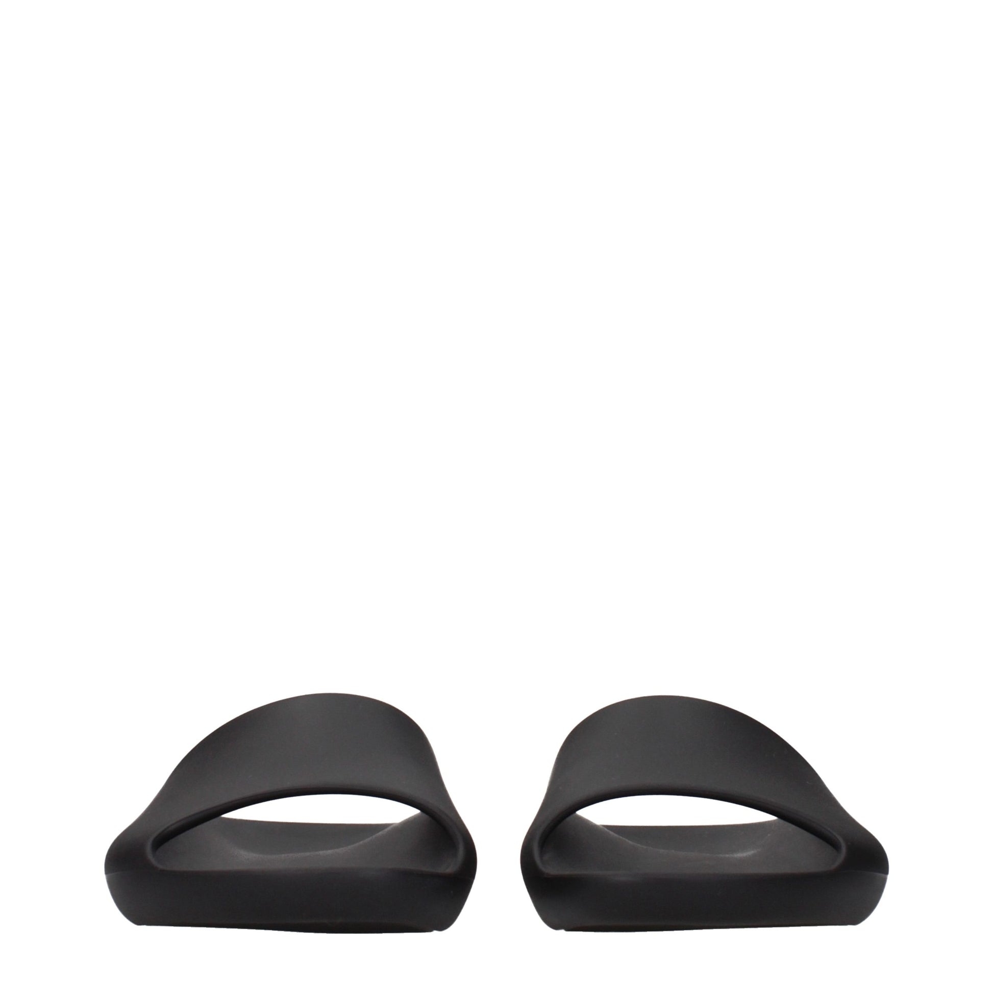 The Row Black Cotton Slippers Curated Luxury Accessories by Orvyn
