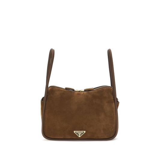 Prada Brown Darling Handbag in suede leather Handbag