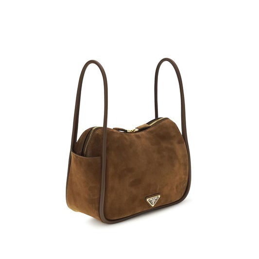 Prada Brown Darling Handbag in suede leather Handbag