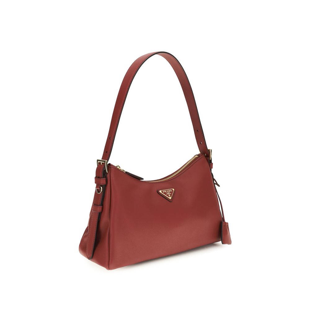 Prada Multicolor Calf Leather Bos Taurus Shoulder Bag Curated Luxury Accessories by Orvyn