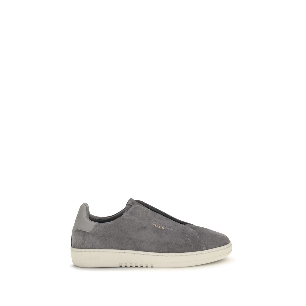 Axel Arigato Gray Calf Leather Bos Taurus Low Top Sneakers Curated Luxury Accessories by Orvyn