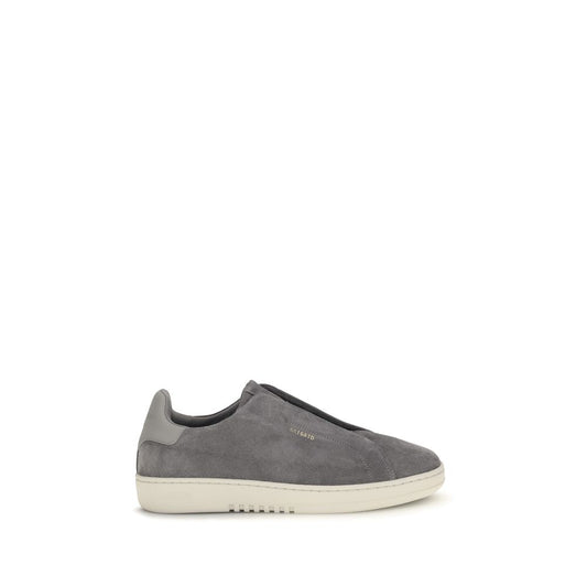 Axel Arigato Gray Calf Leather Bos Taurus Low Top Sneakers Curated Luxury Accessories by Orvyn