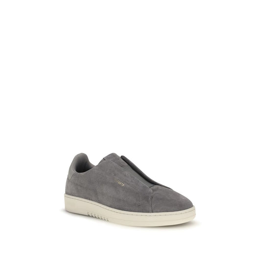 Axel Arigato Gray Calf Leather Bos Taurus Low Top Sneakers Curated Luxury Accessories by Orvyn