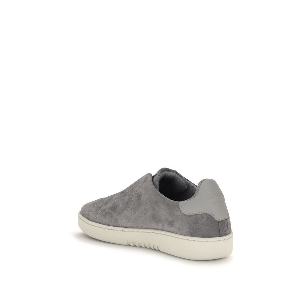 Axel Arigato Gray Calf Leather Bos Taurus Low Top Sneakers Curated Luxury Accessories by Orvyn