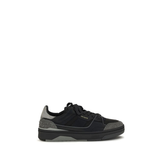 Axel Arigato Black Calf Leather Bos Taurus Low Top Sneakers Curated Luxury Accessories by Orvyn