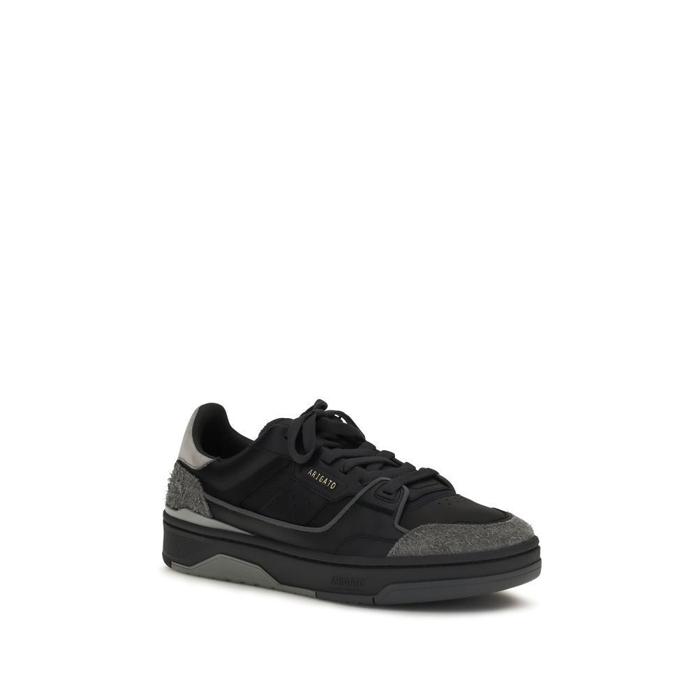 Axel Arigato Black Calf Leather Bos Taurus Low Top Sneakers Curated Luxury Accessories by Orvyn