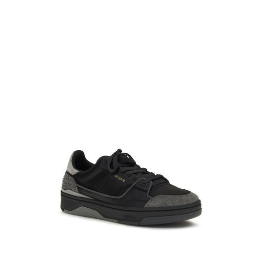 Axel Arigato Black Calf Leather Bos Taurus Low Top Sneakers Curated Luxury Accessories by Orvyn