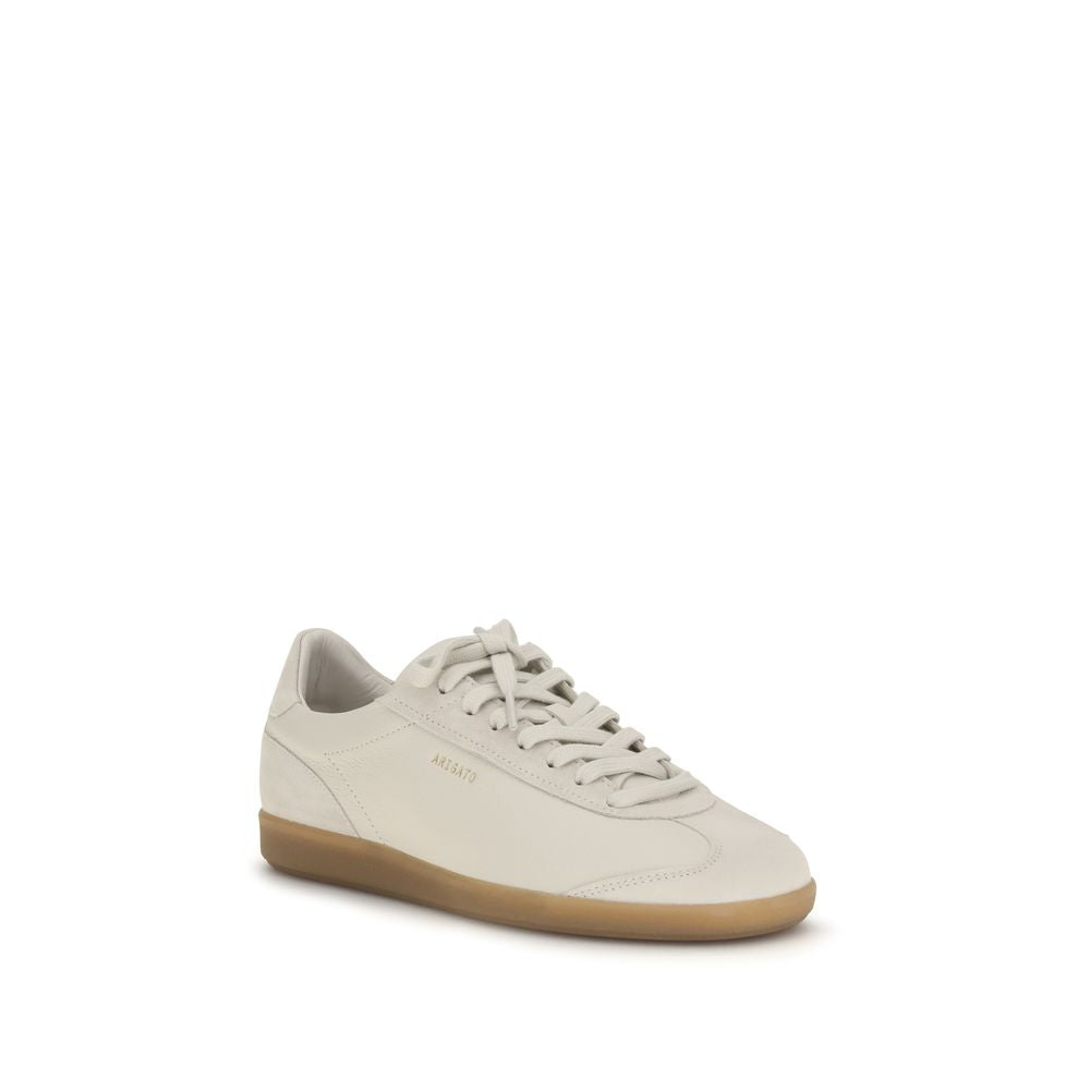 Axel Arigato Beige Calf Leather Bos Taurus Low Top Sneakers Curated Luxury Accessories by Orvyn