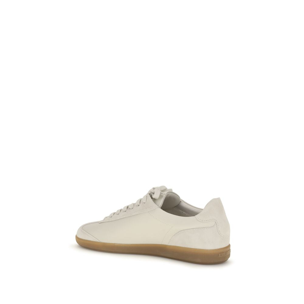 Axel Arigato Beige Calf Leather Bos Taurus Low Top Sneakers Curated Luxury Accessories by Orvyn