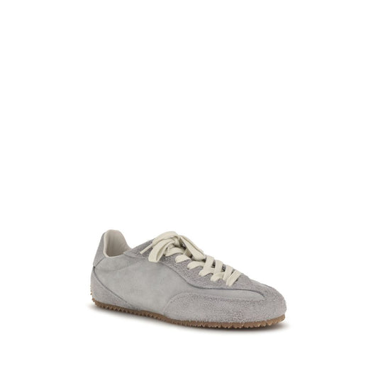 Axel Arigato Gray Calf Leather Bos Taurus Low Top Sneakers Curated Luxury Accessories by Orvyn