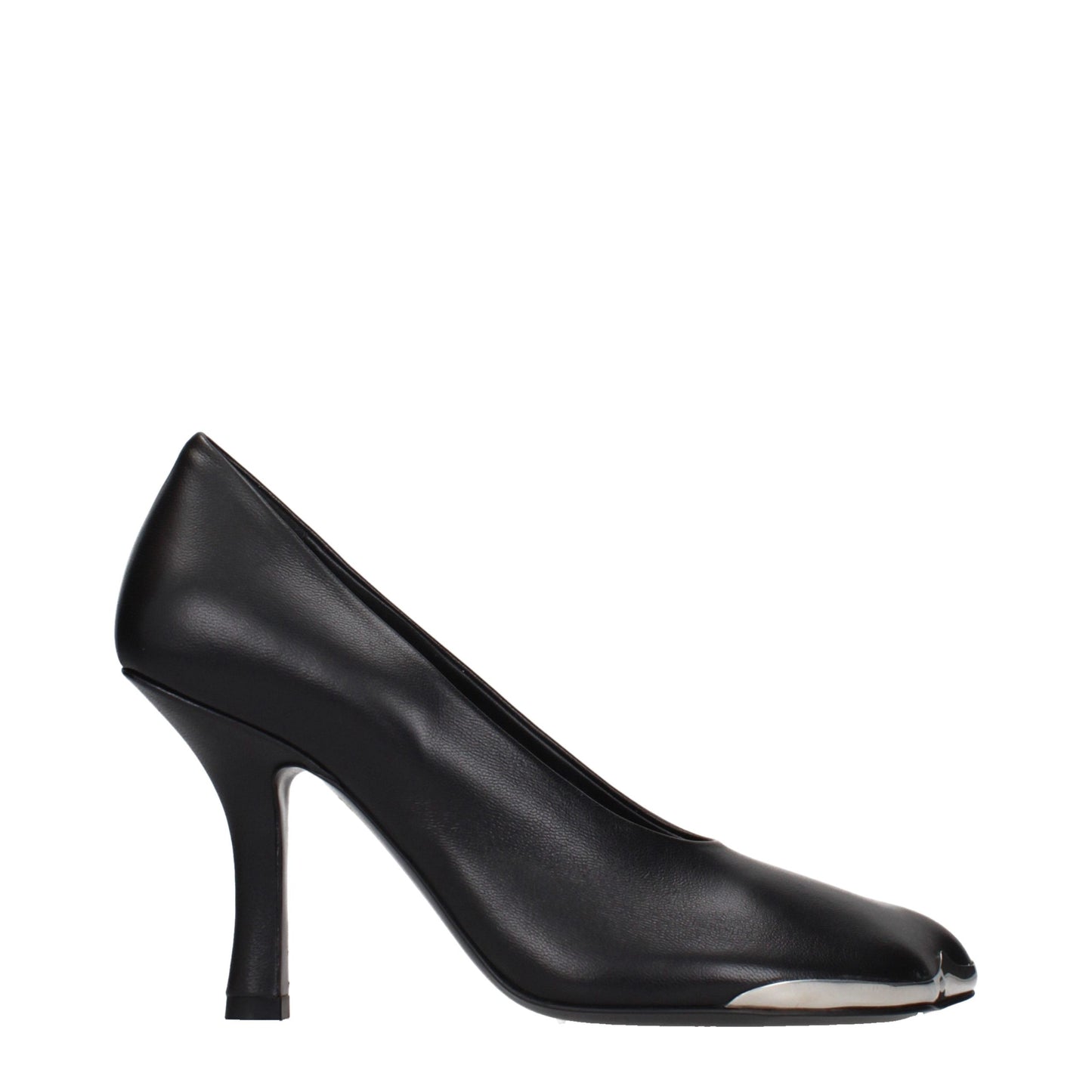 Burberry Black Leather High Heel Pumps Curated Luxury Accessories by Orvyn