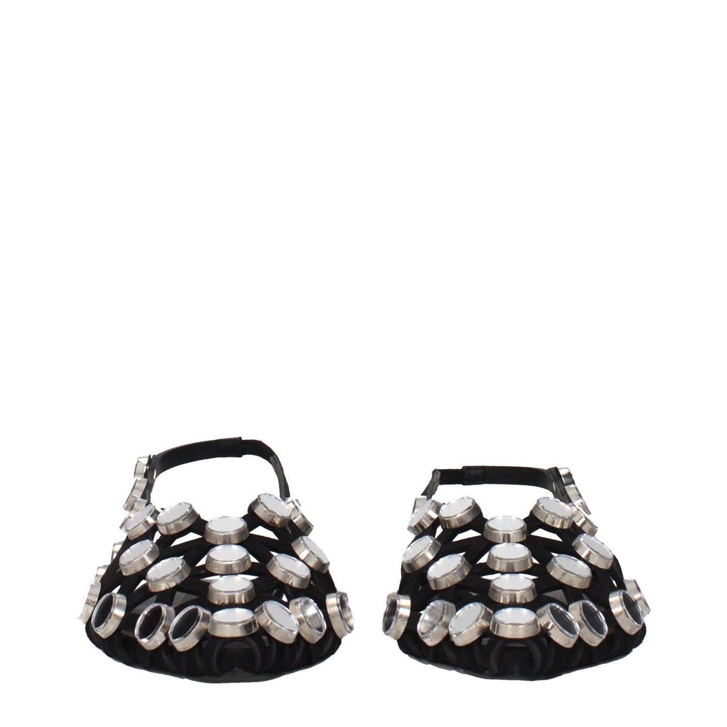 The Attico Black Leather Ballet Flats Curated Luxury Accessories by Orvyn